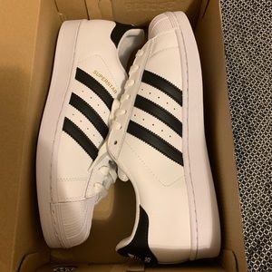 Gold superstar Adidas